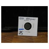LOT FT85  1840 HALF DIME