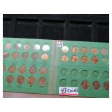 LOT FT 64 43 COINS LINCOLN CENT BOOK 1948 / 1964