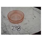 LOT CS 238 PINK DEPRESSION BOWL ANCKOR HOCKING