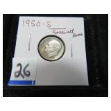 LOT FT  26 1950 S ROOSEVELT DIME