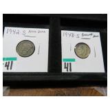 LOT FT 41 1942 S MERCURY  1948 S ROOSEVELT DIMES