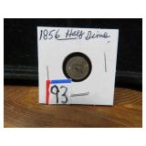 LOT FT 93  1856 HALF DIME