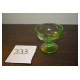 LOT 333  PLAIN LANCASTER MUG URAIUM GLASS
