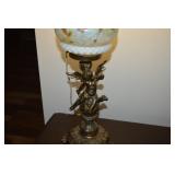 LOT CS 336 FANCY ART DECO  TABLE LAMP