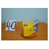 LOTCS 40 CAT & MOUSE MUSIC BOX  IWILL WAIT FOR YOU