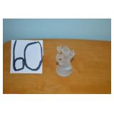 LOT CS 60 GOEBEL  FROSTED LEADED ANGEL