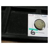 LOT FT 6 1867 SHIELD NICKEL