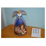 LOT CS  187   JIM SHORE CHRISTMAS ANGEL W/ MANGER