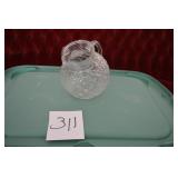 LOTCS 311 DIMPLED HAZEL ATLAS TILT BALL GLASS PICE