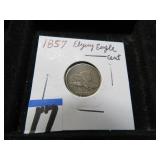 LOT FT 17  1857 FLYING EAGLE