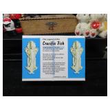 LOT DM55  CRUCIFIX FISH