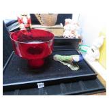 LOT B1010 RED RUBY  MUG 7 peacock