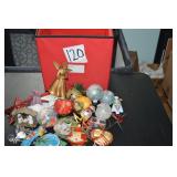 LOT CS 120 CASE OF FANCY CHRISTMAS ORNAMENTS