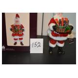 LOT CS 152 SANTA WITH BASKET OF HERESHEY CANDIES