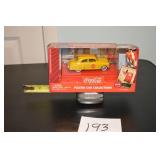 LOT CS 193 COCA COLA POSTER CAR DIE CAST