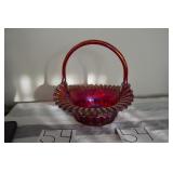 LOT CS 54 FENTON CARNIVAL RUFFLED EDGES NEEDLE HAE