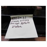 LOT DM 21 SINGLE ACTING ONE CLY ROTARY  VALVE ENGE