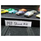 LOT SHANE 21 8 CARS MIXED  HOT WHEELS AND OTHERS