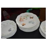 LOT CS 23  CHINA  SET BUTTER FLY MEADOW BY ZENOX
