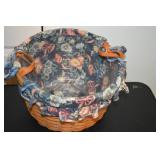 LOT CS 199 WILD FLOWER  BASKET PROTOR & LINER 12