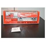 LOT CS 187  COCA COLA TRACTOR TRAILER FLAT CAR O A