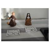LOT CS 52 LEFTON CHINA NUN & NAPCO FIGURINES
