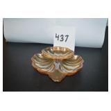 LOT CS  437 MARIGOLD LEAF CANDY DISH