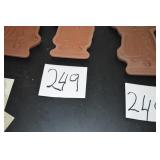 LOT CS 249 3 SANTA MOLDS LONGABERGER