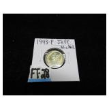 LOT FT 28 1943 P  WAR NICKEL