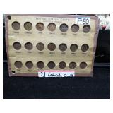 LOT FT 50 21 LINCOLN PENNIES