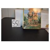 LOTCS 555 HUMMEL COLLECTIBLE TIN  W/ STAIONARY