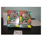 LOT CS 503  TWO HERSHEY'S KISS ORNAMENTS