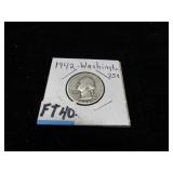 LOT FT 40  1942 WASHINGTON QUARTER