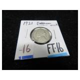 LOT FT 16 1921 JEFFERSON NICKEL