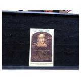 LOT MC186 SIGNED HOF CARD JAMES AUGUSTUS HUNTER