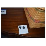 LOT CS 415 12 DAYS OF CHRISTMAS LONGABERGER  BASKT