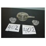 LOT CS 402 DATOM SAUCE PAN & CANDLE STICK