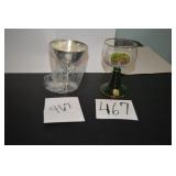 LOT CS 467 GERMANY BEE HIVE  & SALEM WINE GOBLET