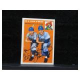 LOT MC192  ED & JOHN O/BRIEN SIGNED PITTS PIRATES