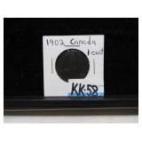 KK58 1902 LARGE CANADA CENT
