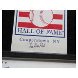 LOT MC 209 HOF SIGNED LEE MAC PHAIL  CARD