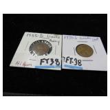 LOT FT38  1955 & 1970  LINCOLN CENTS