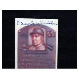 LOT MC188 SIGNED HOF CARD DUKE / SNIDER