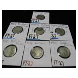 LOT FT  27  7 COINS BUFFALO NICKELS