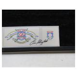 LOT MC 218  SIGNED HOF TICKET ENOS SLAUGHER