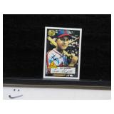 LOT MC 201 ENOS SLAUGHTER SIGNED TOPPS  CARD