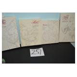 LOT CS 251 4 MOLDS JOY PEACE  LOVE HOPE