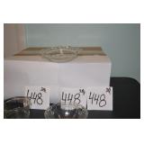 LOT CS 448  RIBBED ANTIQUE  DESERT PLATE