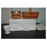 LOT CS 482 INAUGURAL 1993 BASKET & CHRISTMAS 1990