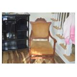 LOT CS 567  ANTIQUE PALOR ROCKING CHAIR VERY NICE